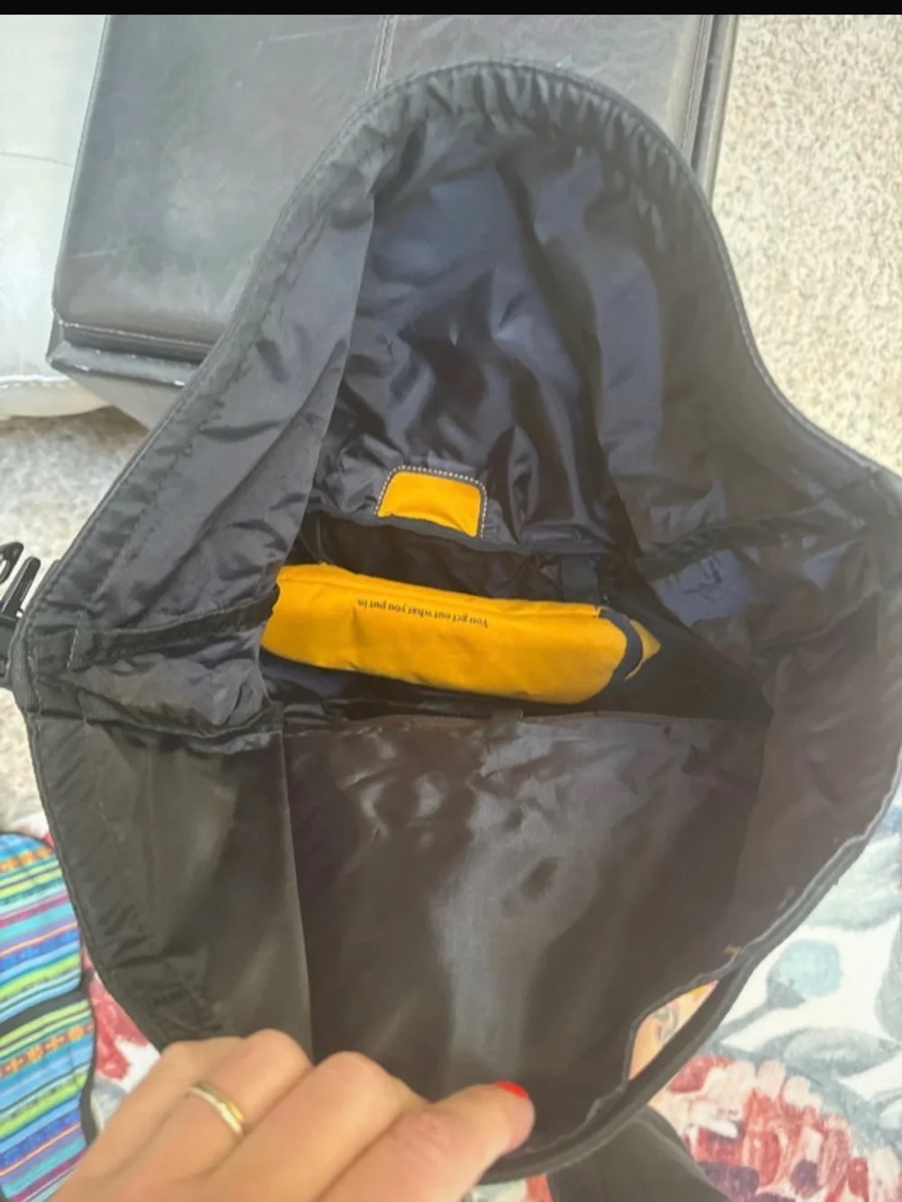 New Yellow Roll-Top Backpack - by Db Journey